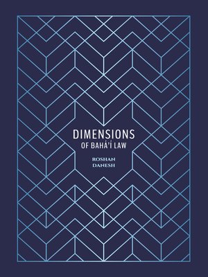 cover image of Dimensions of Baha'i Law